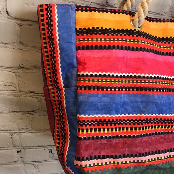 Odyseaco Baja Beach Bag Waterproof Canvas Tote - Picture 3 of 10